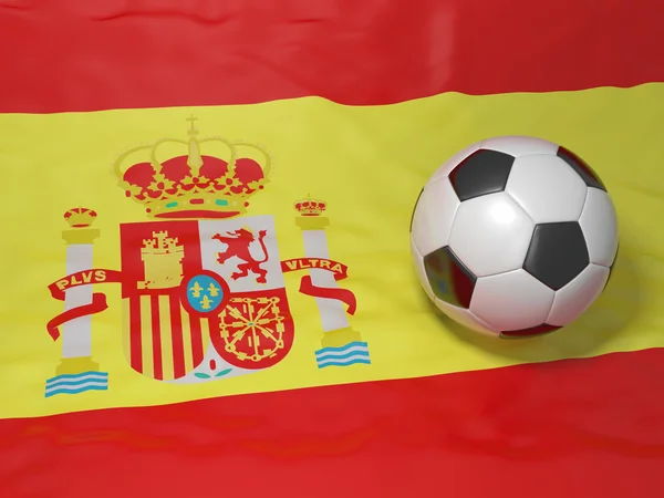 Hiszpańska piłka nożna — Zdjęcie stockowe