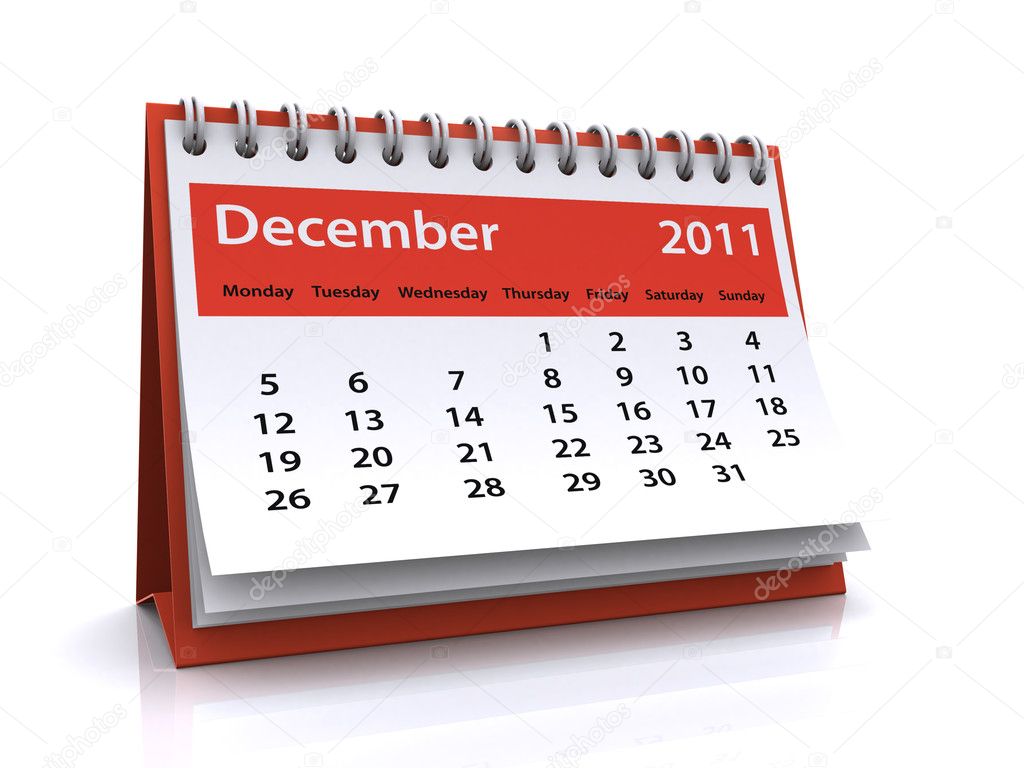 December 2011 calendar