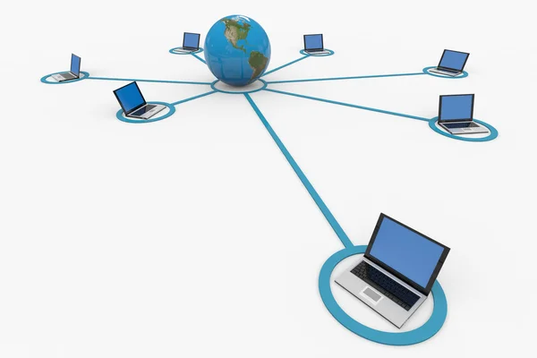 Globalnej sieci. Internet koncepcja. — Zdjęcie stockowe