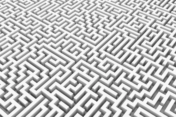 Stock image White infinity maze.