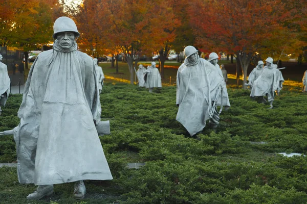 Estatuas conmemorativas de veteranos de guerra coreanos —  Fotos de Stock