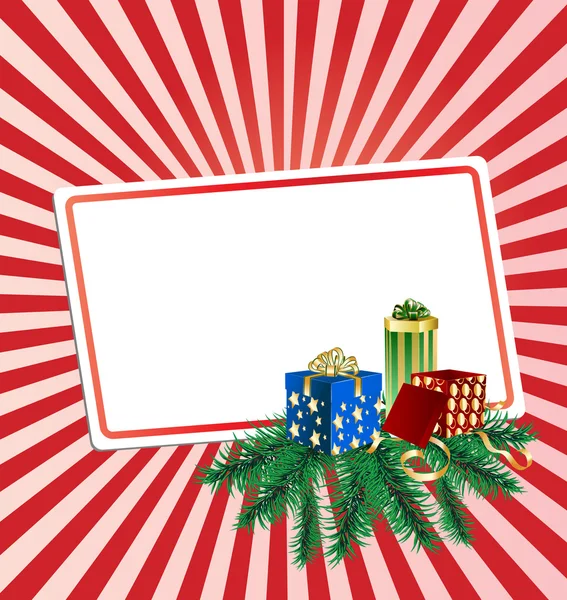 Karácsonyi kártya — Stock Vector