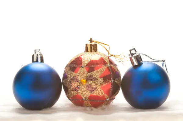 Vánoční koule, samostatný — Stock fotografie
