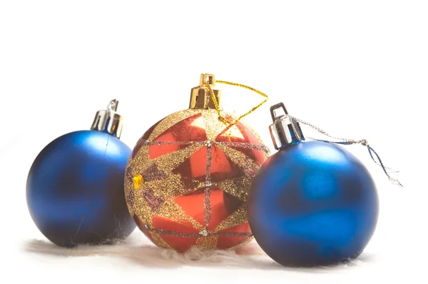 Vánoční koule, samostatný — Stock fotografie