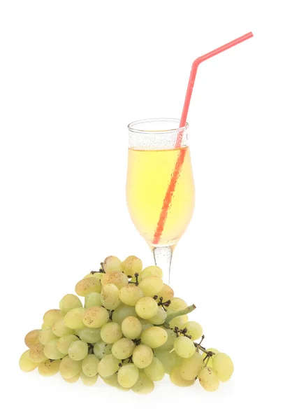 Druivensap geïsoleerd glas — Stockfoto