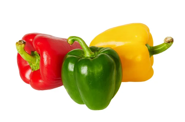 stock image Close up of a pepper isolated