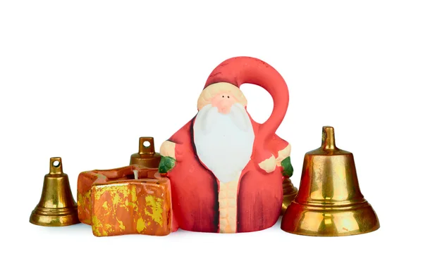 Navidad Santa Claus con campanas —  Fotos de Stock