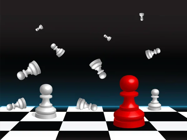 Na tle szachy — Wektor stockowy
