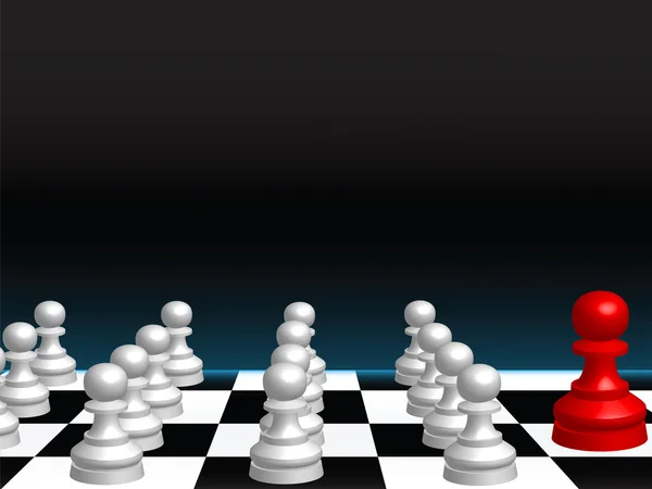 抽象背景与棋盘上的棋子 — 图库矢量图片