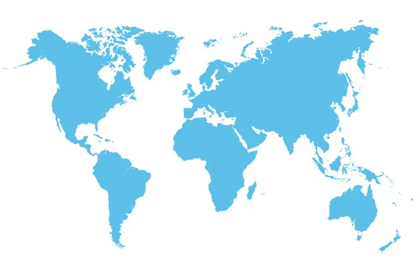 Mapa mundial — Archivo Imágenes Vectoriales
