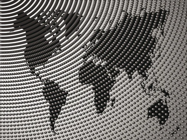 Абстрактна карта світу — стоковий вектор
