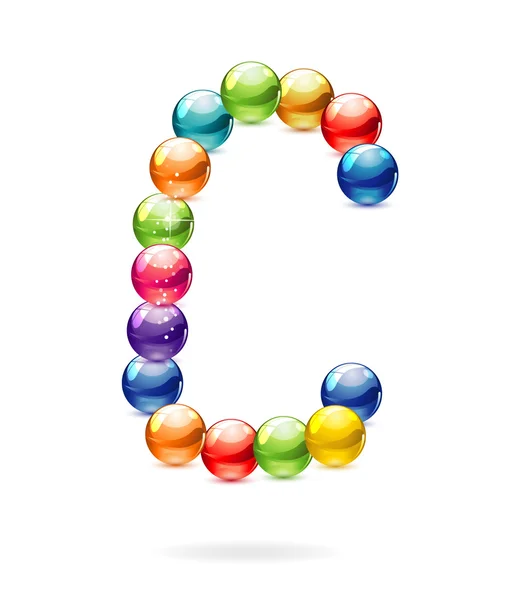 Símbolo de círculos coloridos na Web no branco — Vetor de Stock