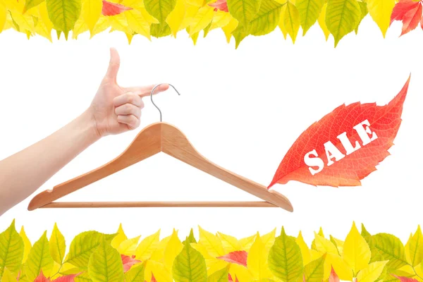 Askı ve el, sonbahar Satılık