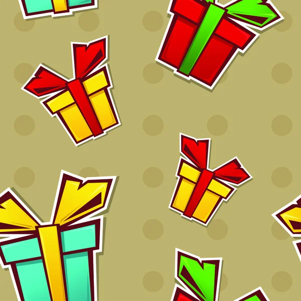 Present gift box — Stock Vector