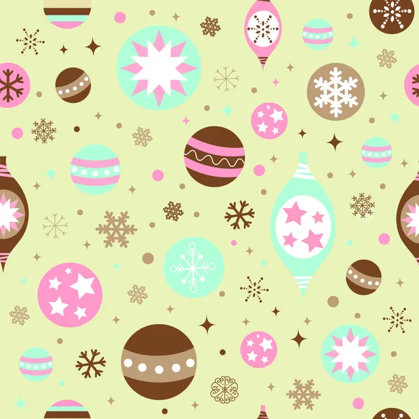 Hermoso diseño de Navidad patrón sin costuras — Archivo Imágenes Vectoriales