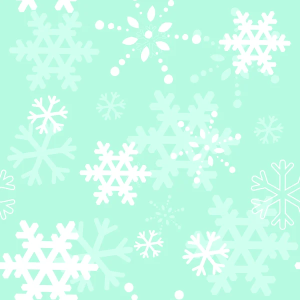 装飾的な冬のクリスマスのシームレスなテクスチャ — ストックベクタ