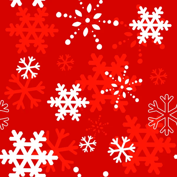 Decorative winter Christmas seamless texture — Stock Vector