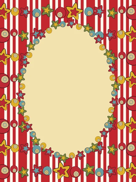 Invitation Carte de Noël et Nouvel An — Image vectorielle