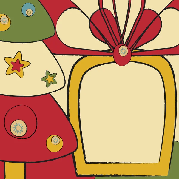 Рождественские и новогодние открытки — стоковый вектор