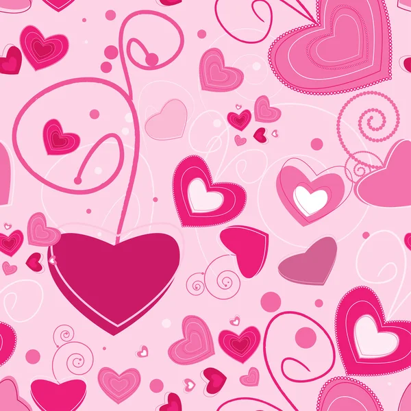 Motifs Saint-Valentin motif sans couture — Image vectorielle