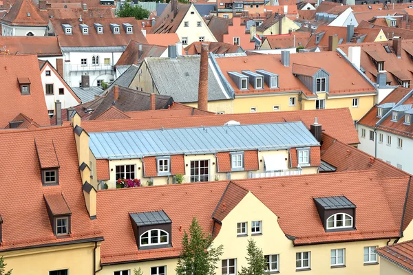 Крыши Регенсбурга — стоковое фото