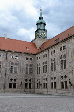 Courtyard Munich residenz palace clipart