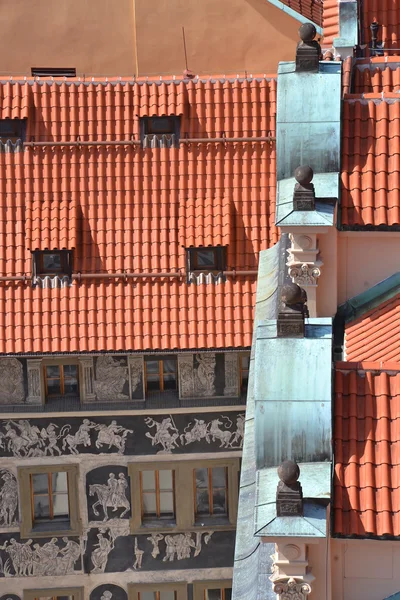 プラハの古い屋根 — ストック写真