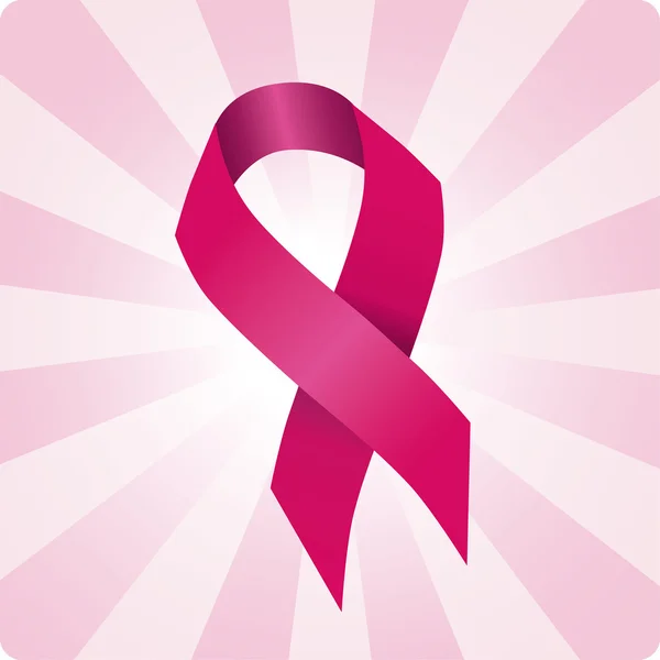 Breast cancer band vektor illustration. kvinna solidaritet. — Stock vektor