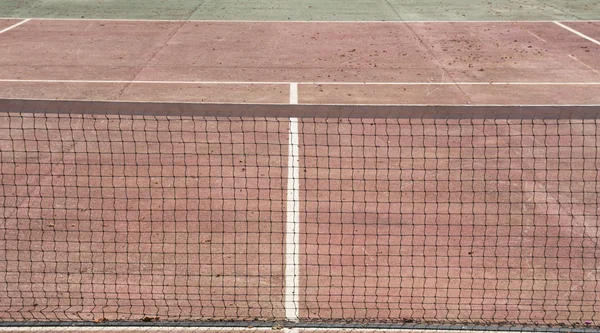 stock image Tennis court with net