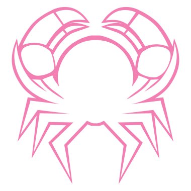 Zodiac sign - cancer clipart