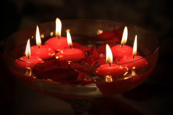 Прекрасные свечи — стоковое фото