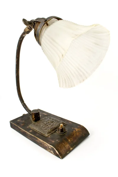 Starožitné stolní lampa — Stock fotografie