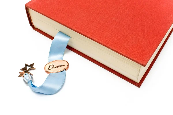 Bookmark in a book — Stock Photo, Image