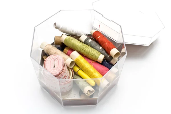 Forniture colorate per cucire — Foto Stock