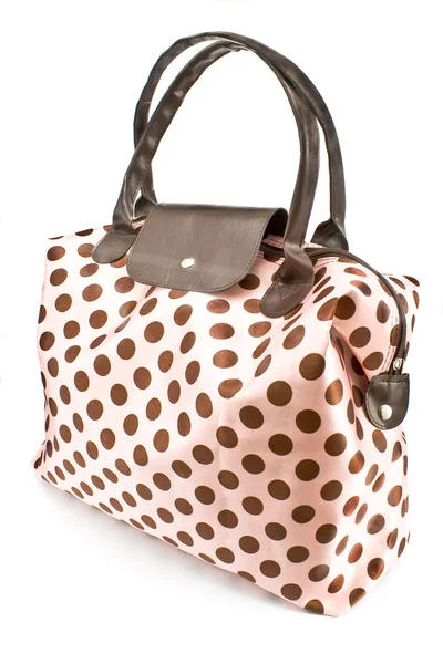 Polka dot bag — Stock Photo, Image
