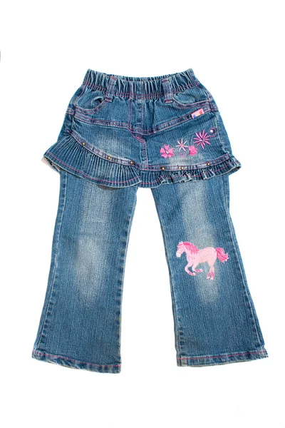 Calça jeans infantil — Fotografia de Stock