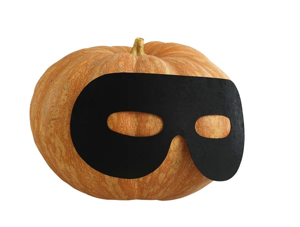 Halloween-Maskierter Kürbis — Stockfoto