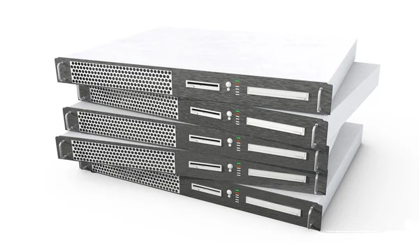 Multiple rack Servers — Stock Photo, Image