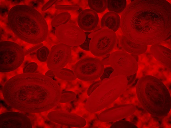 Красная кровь — стоковое фото