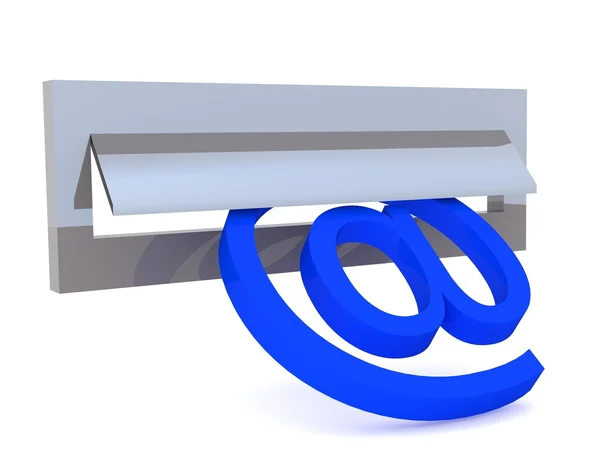Skrzynkę odbiorczą poczty e-mail — Zdjęcie stockowe