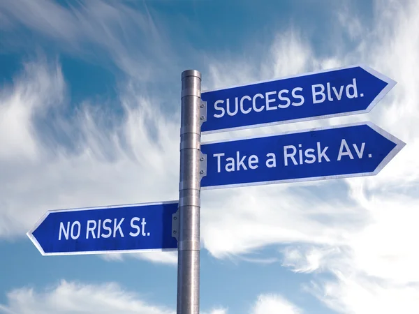No Success if you not take a risk — Stock Photo, Image