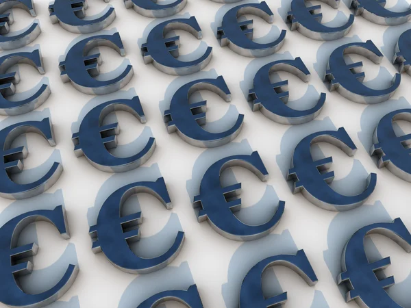 Euro símbolos — Foto de Stock