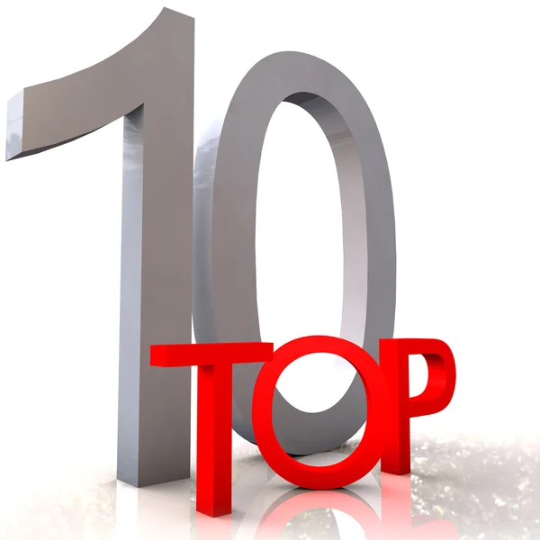 Top 10 — Zdjęcie stockowe