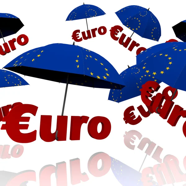 Euron bailout förtjust — Stockfoto