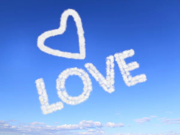 Love in the sky — Stock Photo, Image