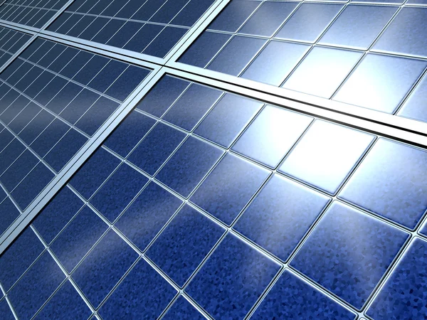 Painel de energia solar — Fotografia de Stock