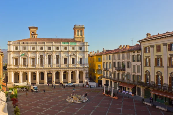 Palazzo del temsilcisi, bergamo, İtalya — Stok fotoğraf