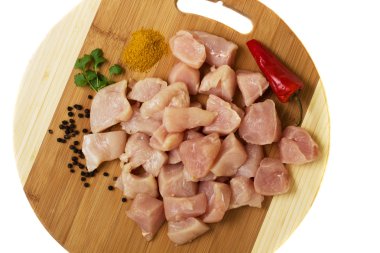 Raw chicken meat clipart