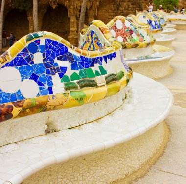 Park Guell, Barselona, İspanya