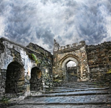 daulatabad fort aurangabad, Hindistan